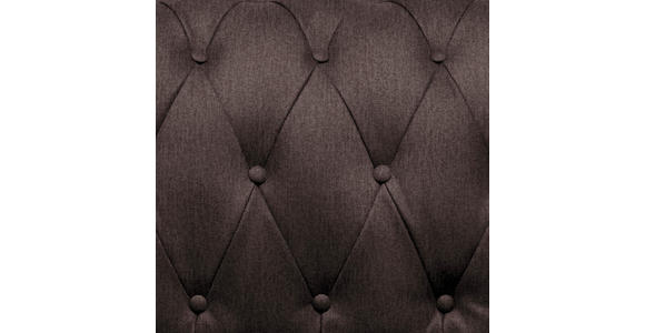 CHESTERFIELD-SOFA Webstoff Dunkelbraun  - Wengefarben/Dunkelbraun, LIFESTYLE, Holz/Textil (180/76,5/96cm) - Landscape