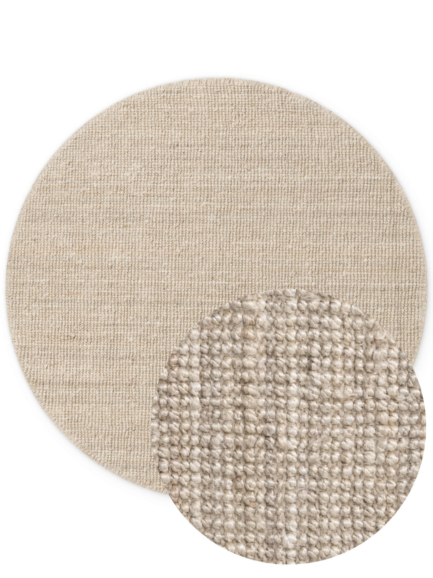 JUTETEPPICH 200 cm Jaipur Champagner  - Champagner, Basics, Textil (200cm)