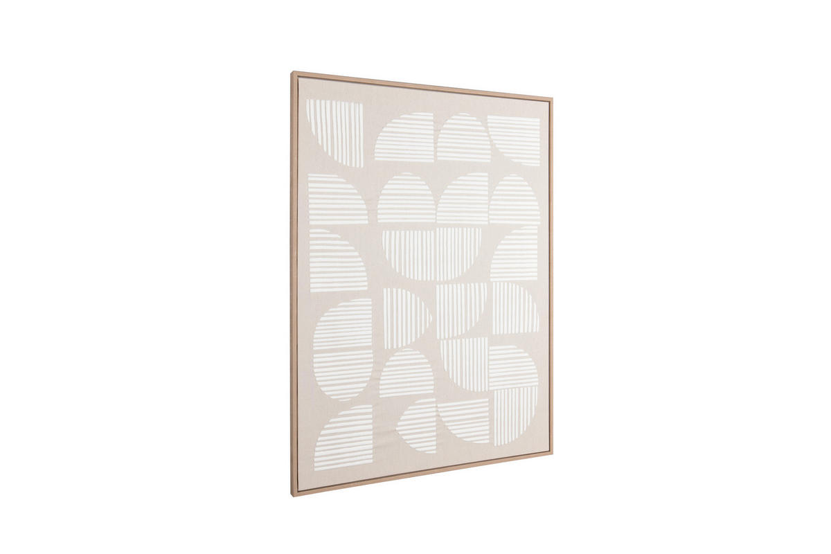 KUNSTDRUCK Abstraktes, Strukturen Sandfarben  - Sandfarben/Naturfarben, Basics, Holzwerkstoff/Kunststoff (60/80/2,3cm)