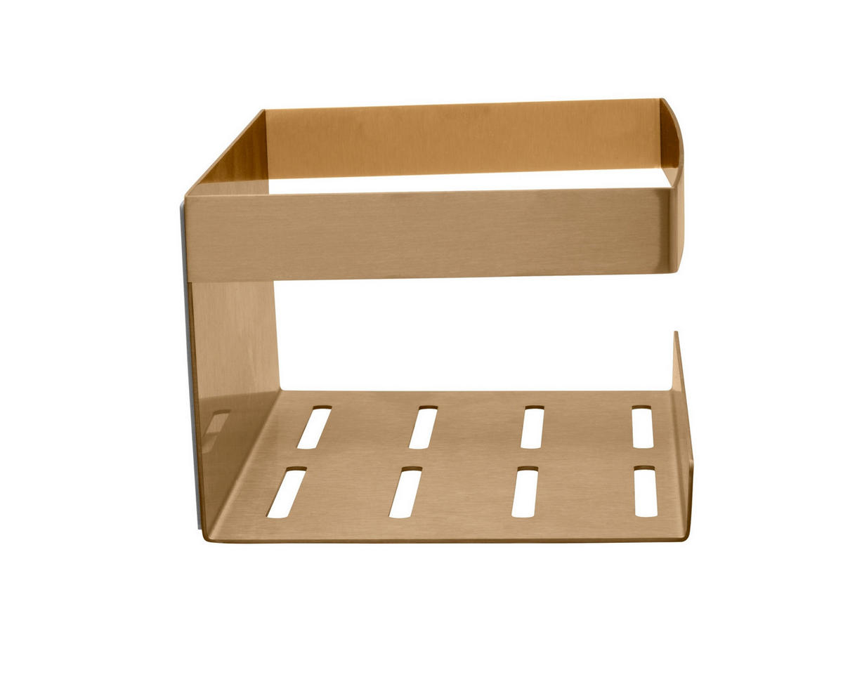 DUSCHABLAGE Metall  - Goldfarben, KONVENTIONELL, Metall (25/8/11,5cm) - Schöner Wohnen