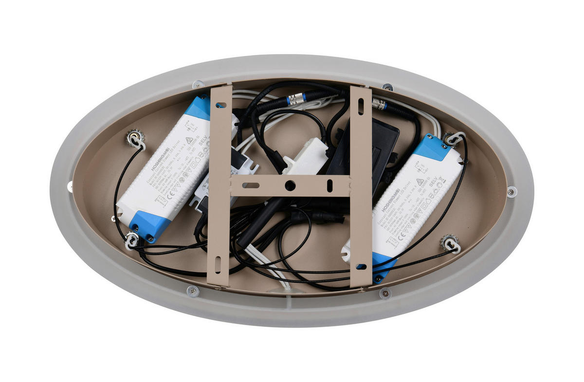 LED-HÄNGELEUCHTE CIRONDA 110/200/68 cm  - Beige, Design, Metall (110/200/68cm) - Cinque