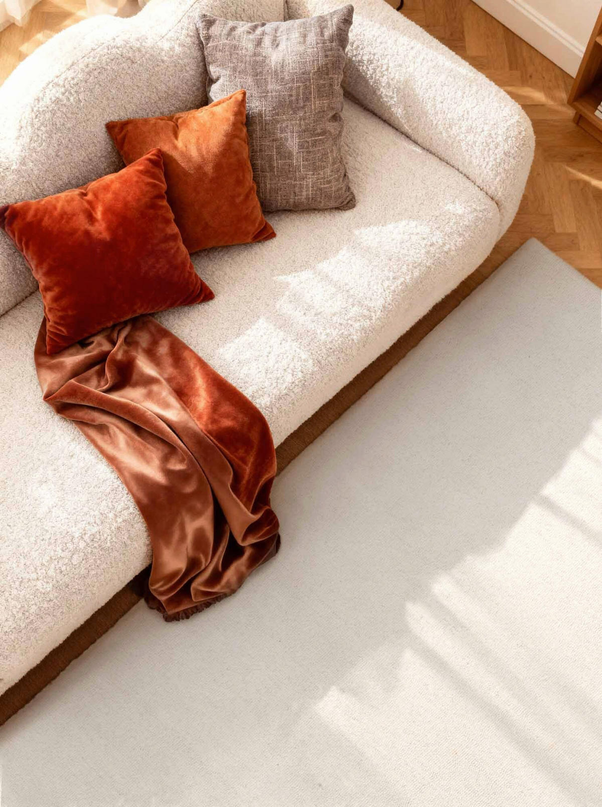 WOLLTEPPICH 160/230 cm Puristic Creme rechteckig  - Creme, Basics, Textil (160/230cm) - Elle Decoration