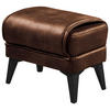HOCKER Mikrovelours Braun  - Schwarz/Braun, MODERN, Kunststoff/Textil (62/49/43cm) - MID.YOU
