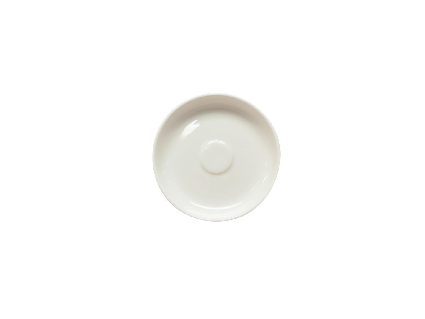 ESPRESSO-UNTERTASSE OSLO SNØ 10,7 cm  - Weiß, Design, Keramik (10,7cm) - Novel