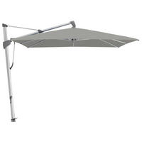 AMPELSCHIRM 300x300 cm  - Silberfarben/Grau, Basics, Textil/Metall (300/300cm) - Glatz