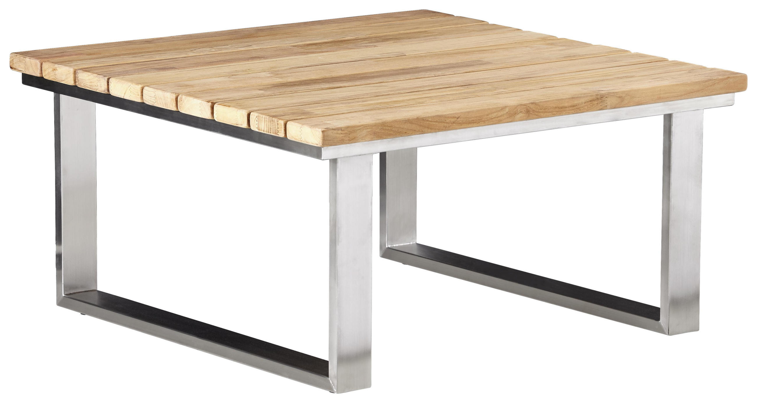 Loungetisch Aus Edelstahl Teak Massiv Entdecken
