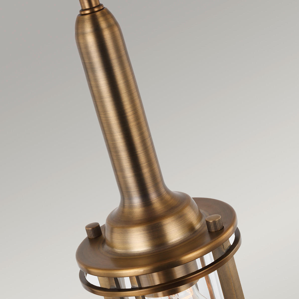 HÄNGELEUCHTE 14/45.3 cm  - Messingfarben, KONVENTIONELL, Glas/Metall (14/45.3cm) - Elstead Lighting