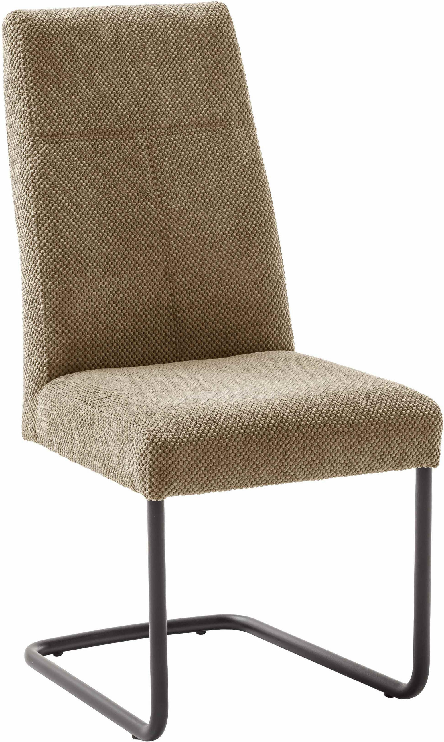 SCHWINGSTUHL  in Cord  - Rostfarben/Schwarz, MODERN, Textil/Metall (50/102/63cm) - Carryhome