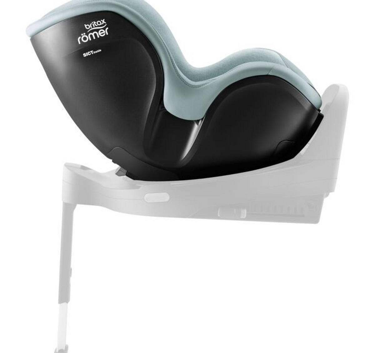 REBOARDER-KINDERSITZ DUALFIX 5Z  - Pastellblau, Basics, Kunststoff/Textil (44/48cm) - Britax Römer