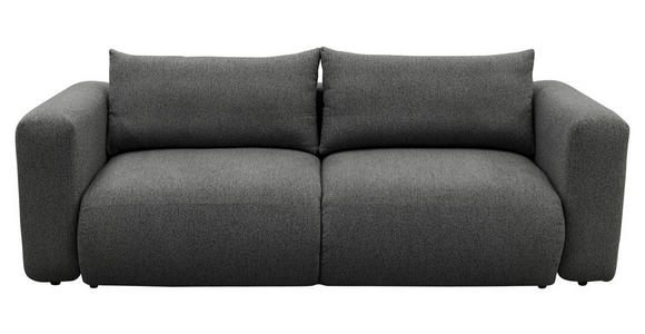 SCHLAFSOFA Flachgewebe Anthrazit  inkl.  - Anthrazit/Schwarz, MODERN, Kunststoff/Textil (248/94/109cm) - Carryhome