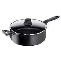PFANNE HARD TITANIUM PRO  - Schwarz, Basics, Metall (53,8/29,4/11,7cm) - Tefal