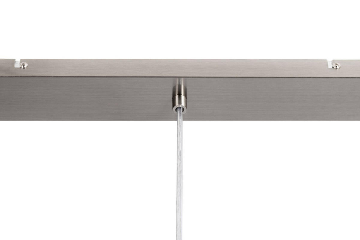 HÄNGELEUCHTE Leonie 110/20/150 cm   - Opal, Basics, Glas/Metall (110/20/150cm) - Novel