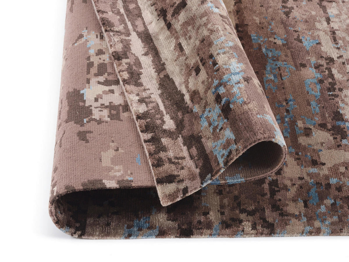ORIENTTEPPICH 70/140 cm Angeles Pilano Blau, Braun, Beige  - Blau/Beige, Design, Textil (70/140cm) - Musterring
