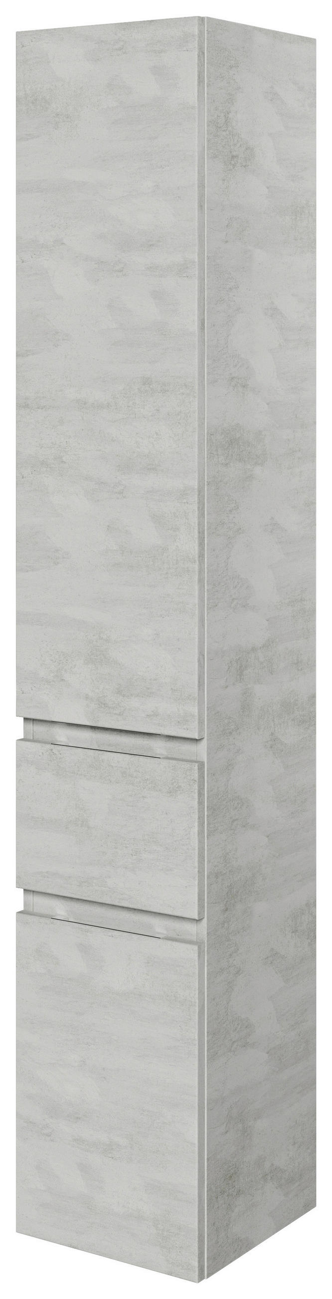 HOCHSCHRANK 30/168/33 cm - Weiß/Grau, KONVENTIONELL, Glas/Holzwerkstoff (30/168/33cm) - Pelipal