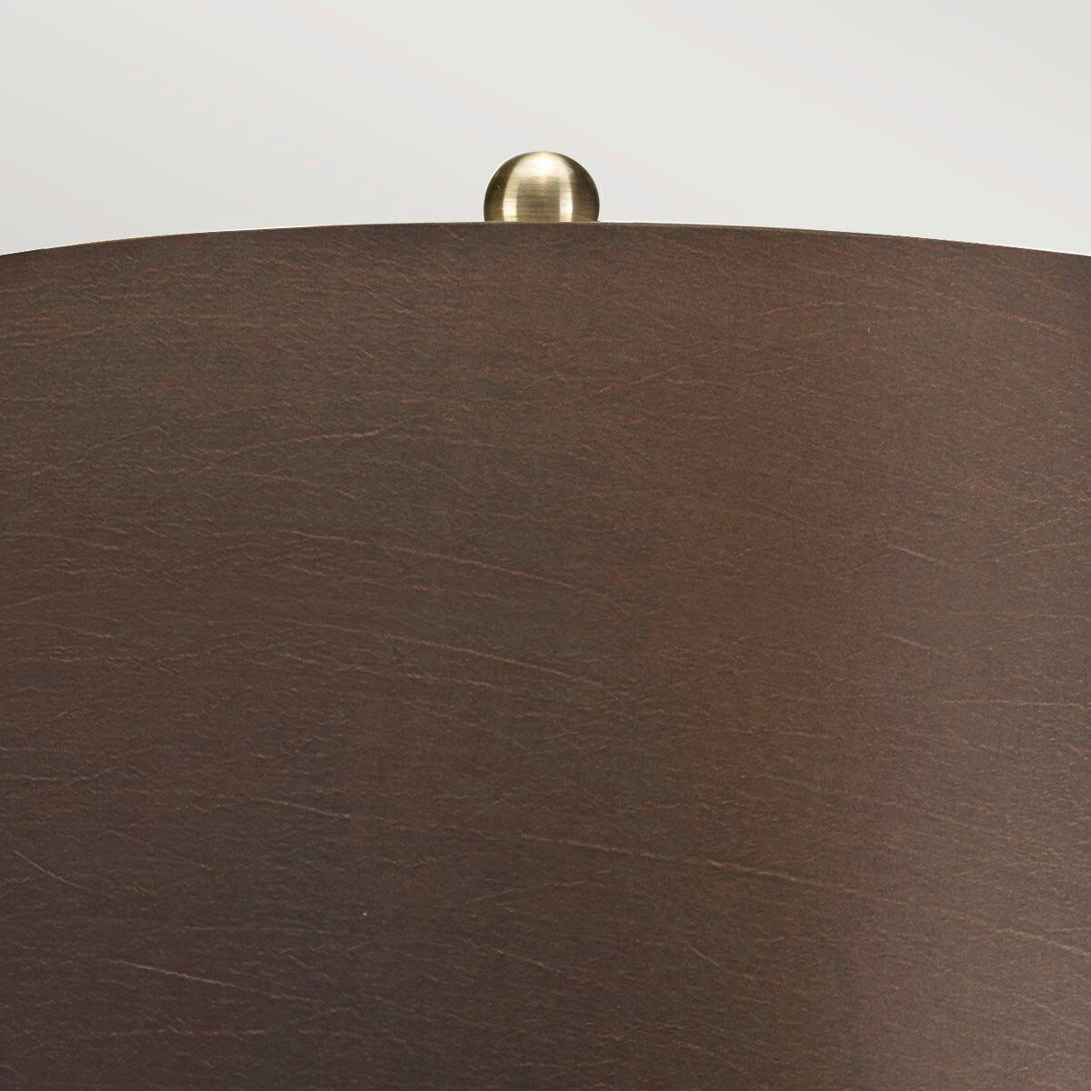 TISCHLEUCHTE Ottoman 71/46 cm  - Braun/Bronzefarben, KONVENTIONELL, Keramik/Textil (71/46cm) - Elstead Lighting