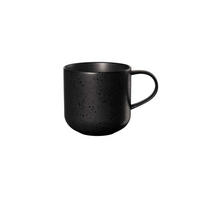 KAFFEEBECHER coppa 0,400 ml  - Schwarz, Design, Keramik (9,2/9,5cm) - ASA