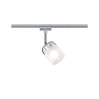 SCHIENENSYSTEM-STRAHLER URail   - Klar/Chromfarben, Design, Glas/Metall (7,4/12,8/11,5cm) - Paulmann