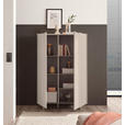 HIGHBOARD Schwarz, Kaschmir  95/134/38 cm  - Kaschmir/Schwarz, MODERN, Holzwerkstoff/Metall (95/134/38cm) - Carryhome