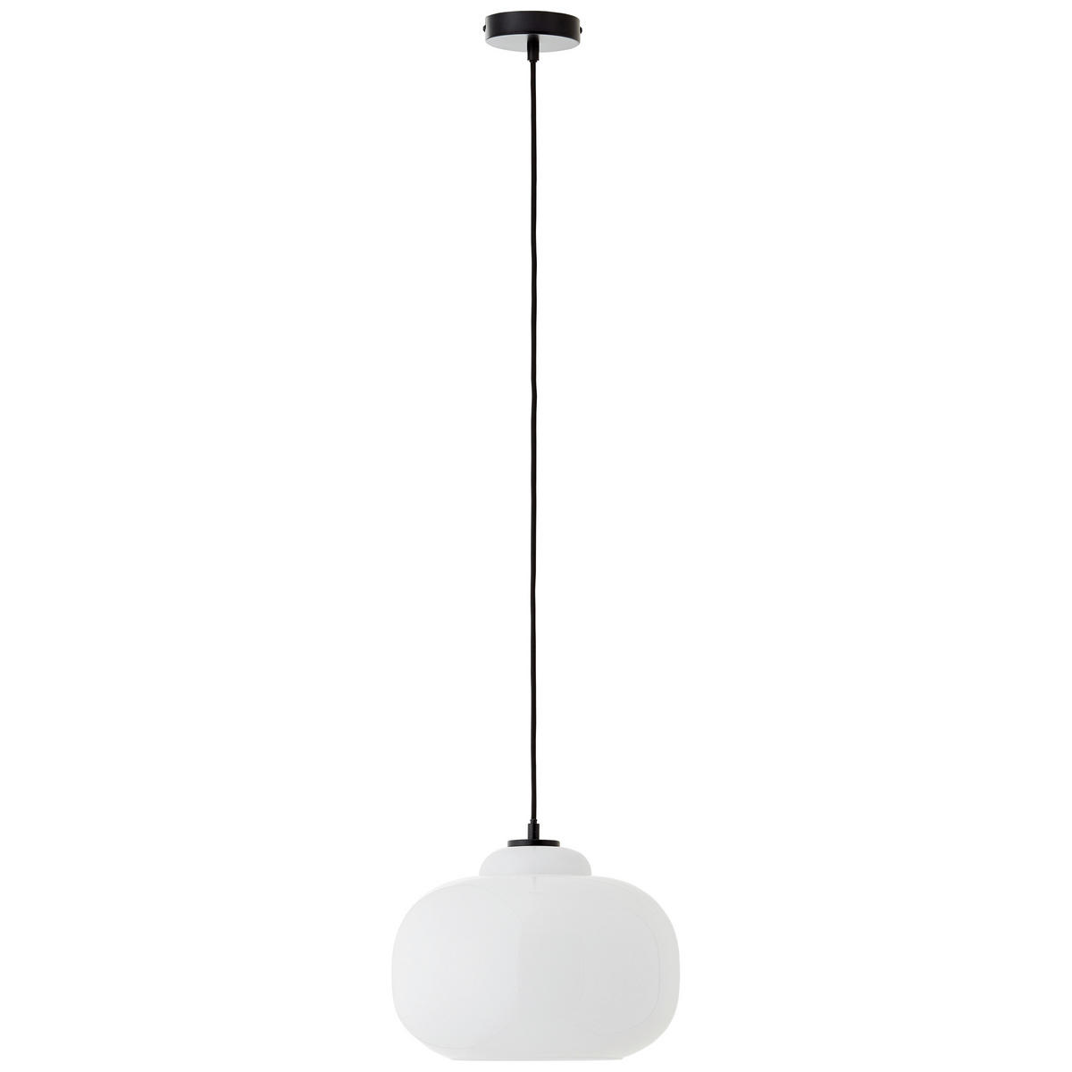 LAMPE À PENDENTIF 30/128,5 cm    - blanc, Design, métal/verre (30/128,5cm) - Brilliant