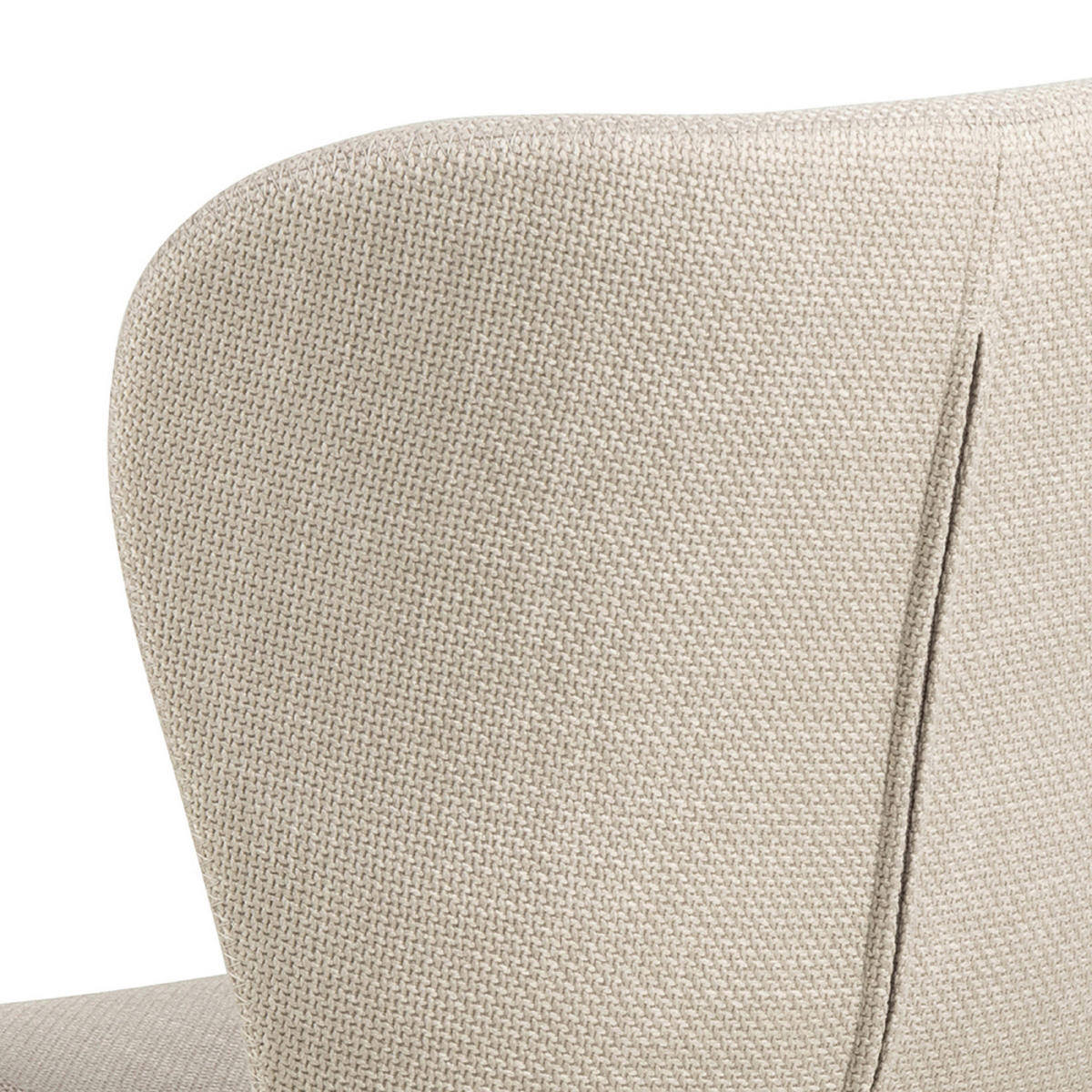 ŽIDLE, béžová - černá/béžová, Design, kov/textil (46,5/81/53cm) - MID.YOU