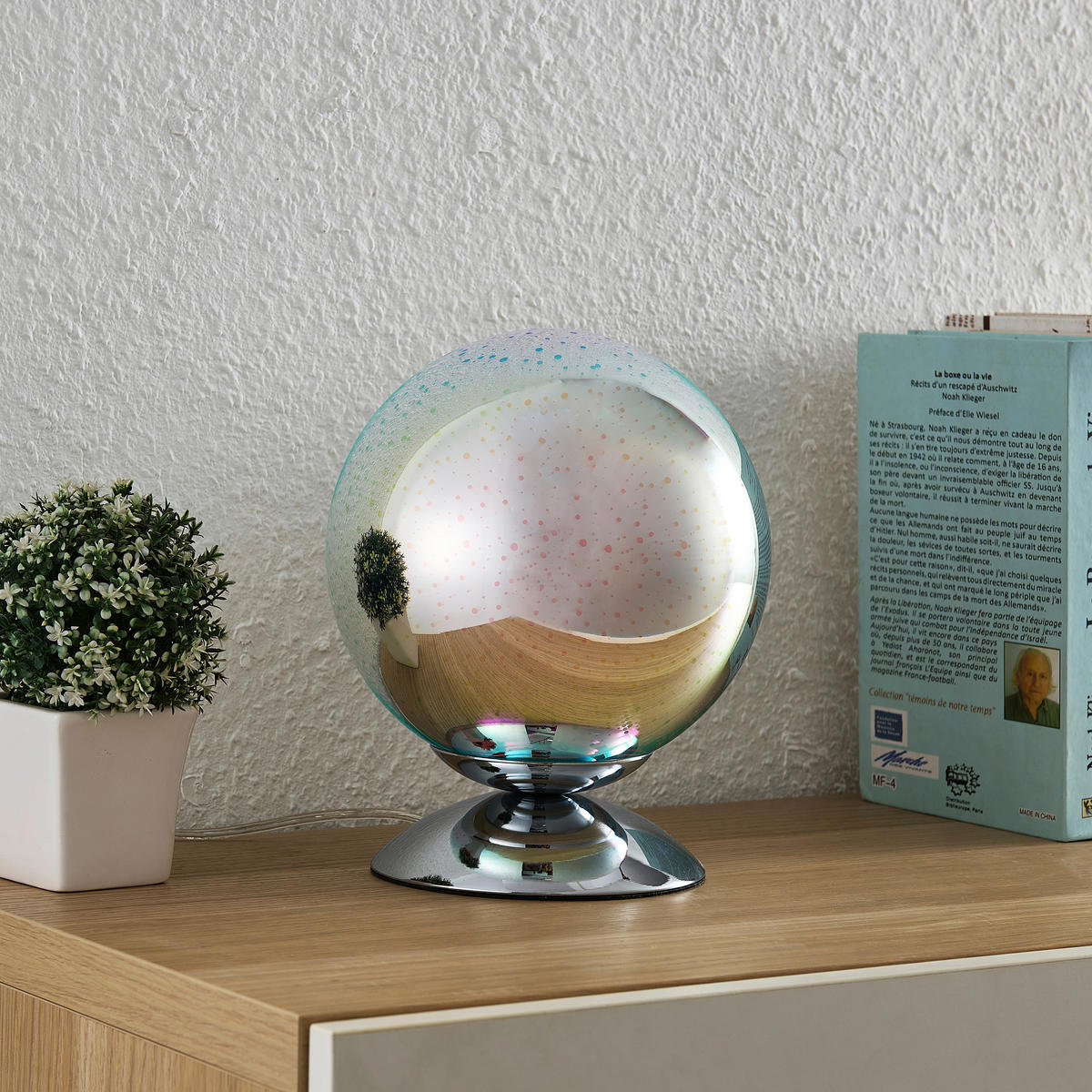BORDSLAMPA Galaxy 20/25 cm   - kromfärg, Lifestyle, metall/glas (20/25cm) - Novel