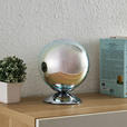 TISCHLEUCHTE Galaxy 20/25 cm  - Chromfarben, LIFESTYLE, Glas/Metall (20/25cm) - Novel