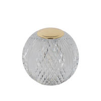 NAMIZNA LED-SVETILKA  Cintra   11/11/10.5 cm          - barve medenine/prosojno, Romantika, umetna masa (11/11/10.5cm)