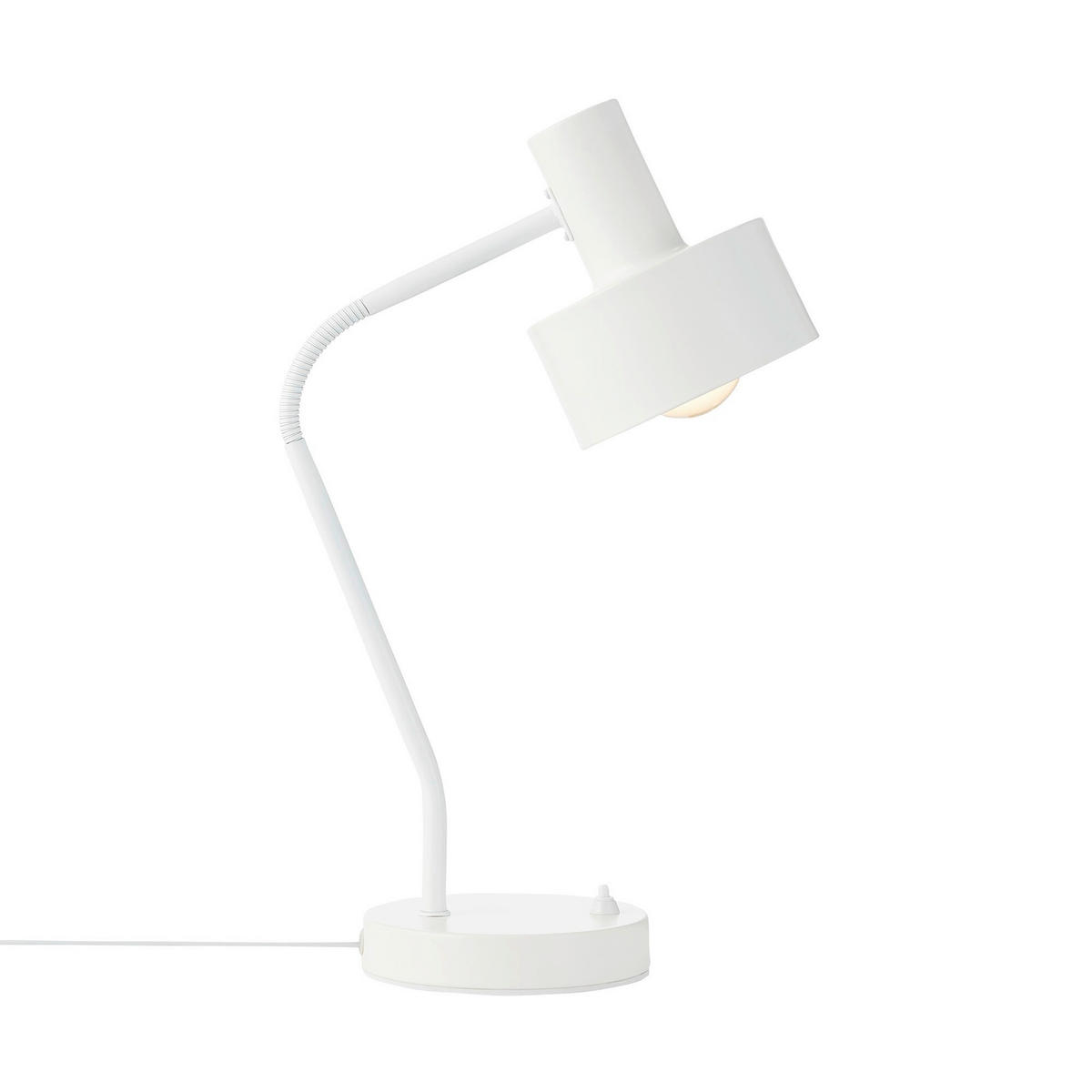 TISCHLEUCHTE Matis 46/14/24 cm  - Weiß, Design, Metall (46/14/24cm) - Nordlux