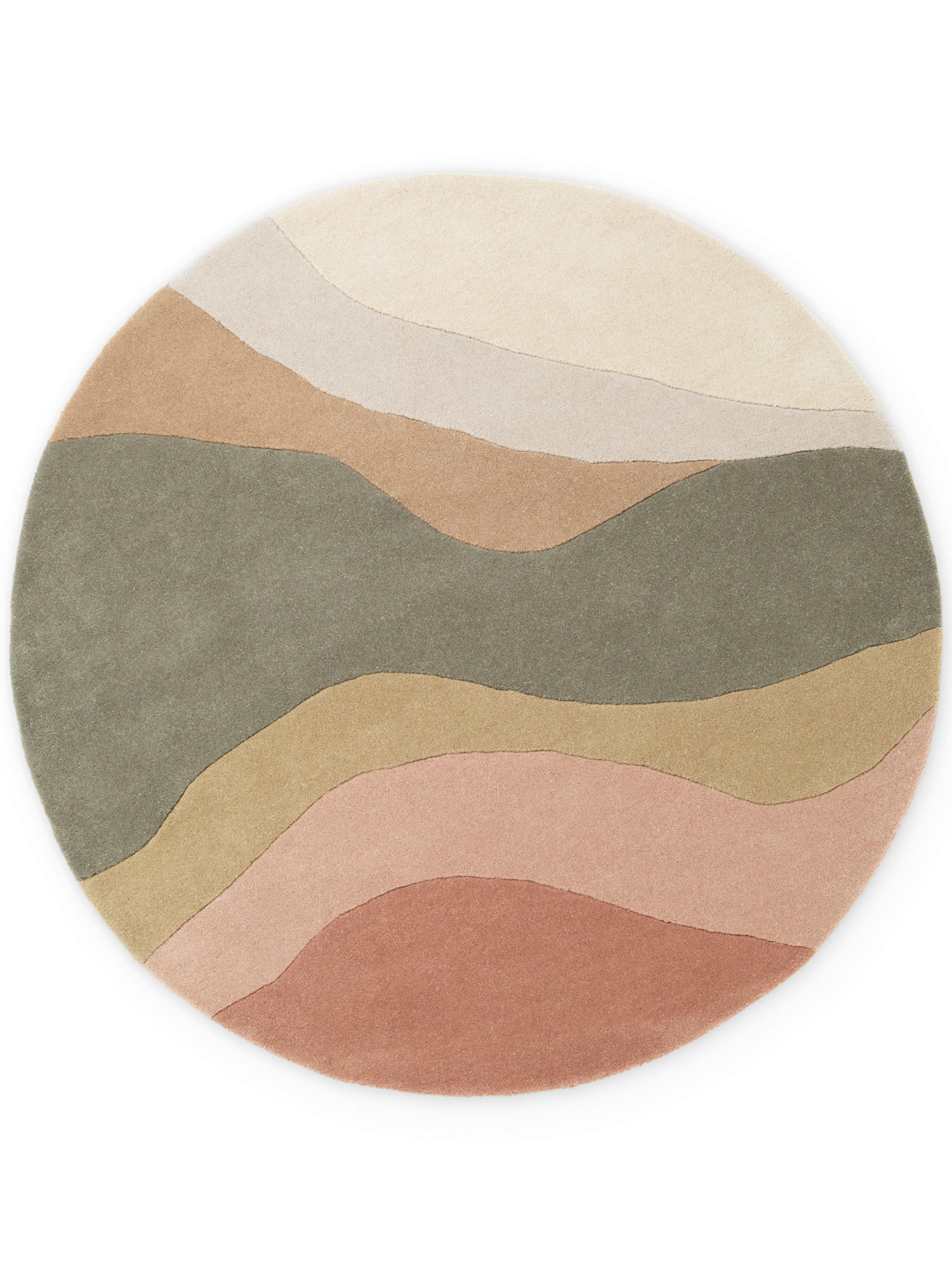Ted Baker Wollteppich Chelsea Flood Creme, Mehrfarbig