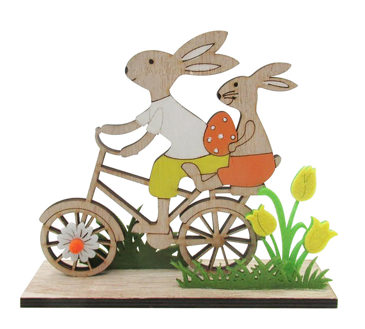 DEKOHASE - Gelb/Orange, LIFESTYLE, Holz (18/4/15,5cm)