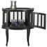 BEISTELLTISCH in Schwarz - Schwarz, Trend, Glas/Holz (75/77,5/50cm) - Ambia Home BEISTELLTISCH in Schwarz - Schwarz, Trend, Glas/Holz (75/77,5/50cm) - Ambia Home