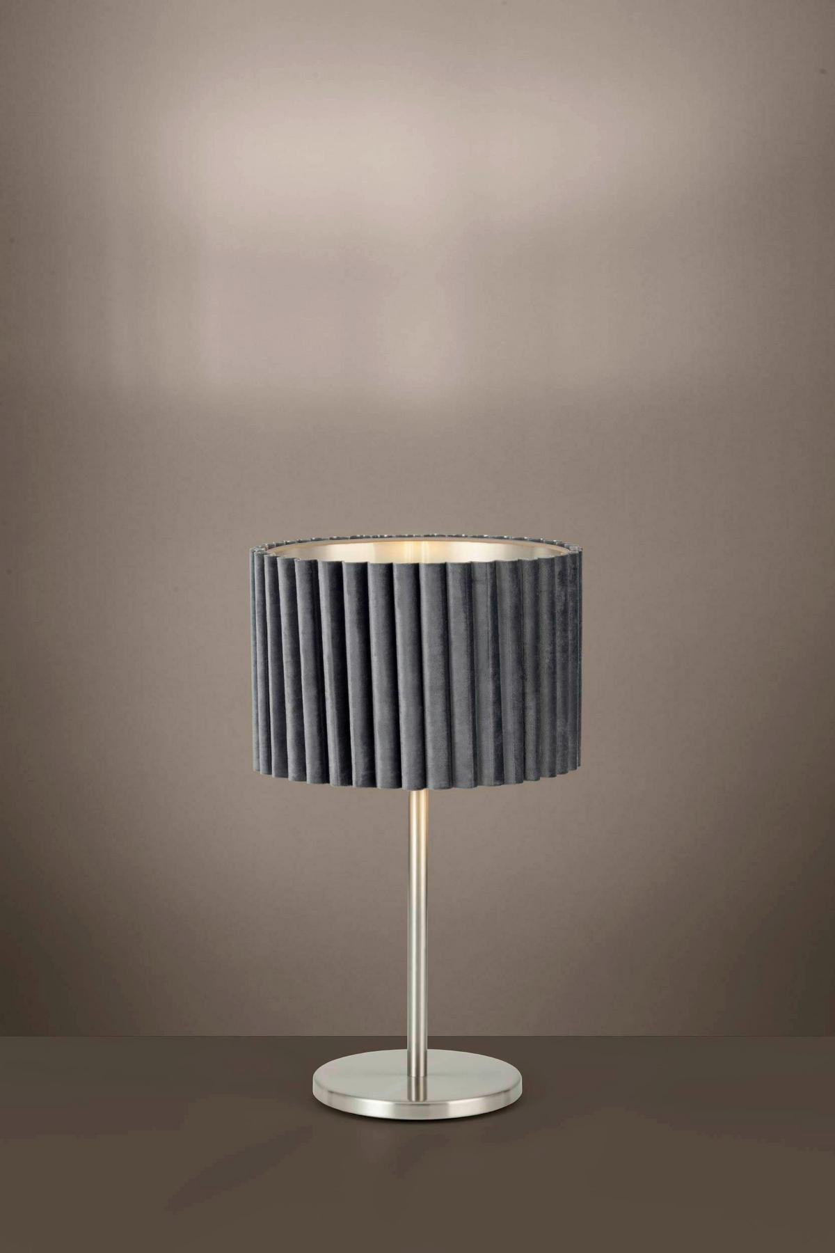 BORDSLAMPA   - grå, Basics, metall/textil (52cm) - Eglo
