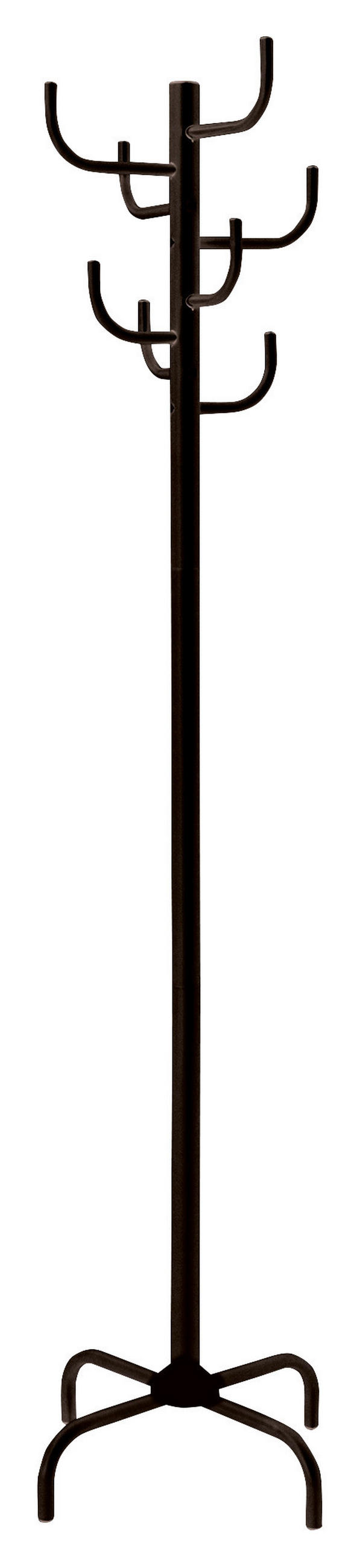 OBEŠALNIK ZA OBLAČILA - črna, Basics, kovina (37/180/37cm) - Boxxx