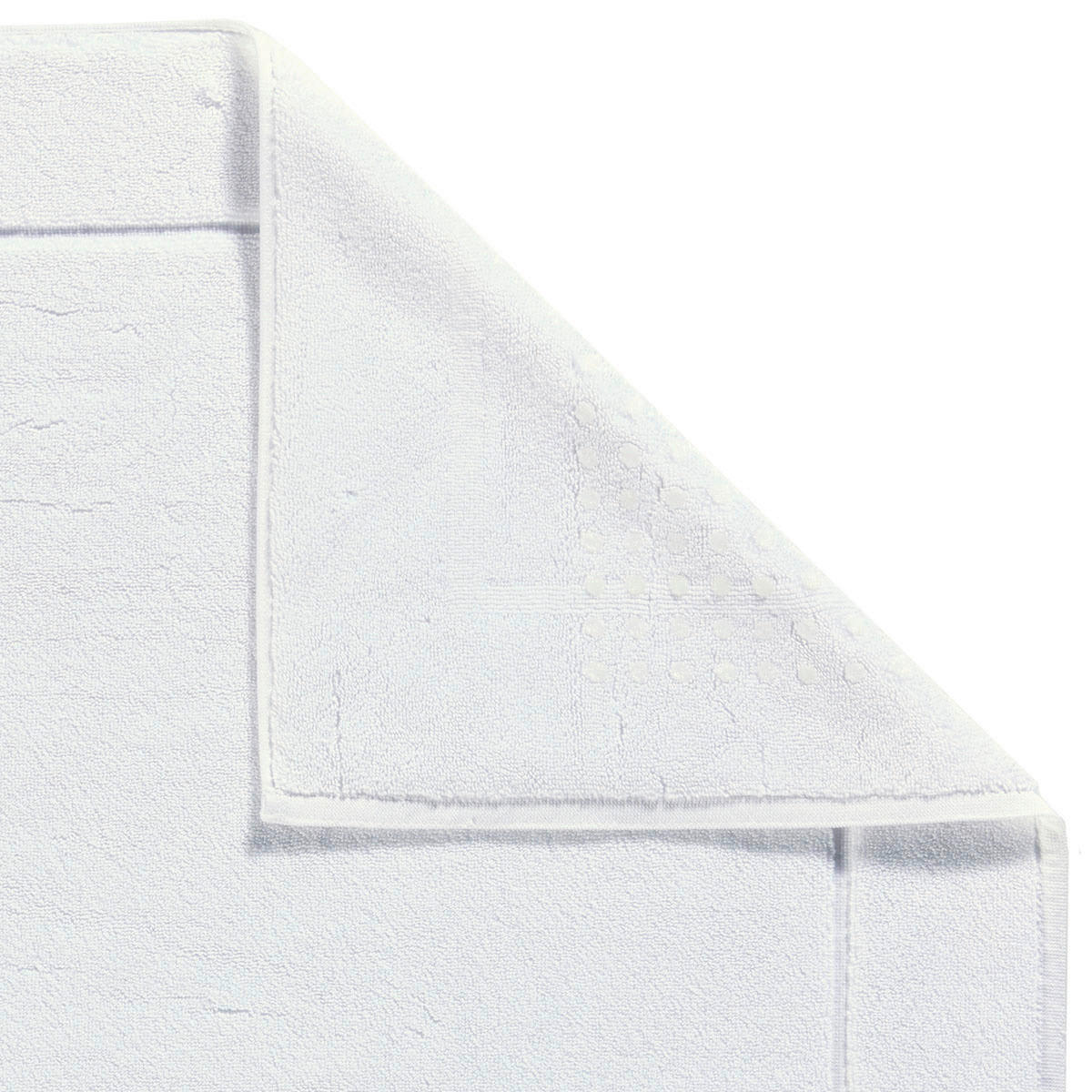 BADEMATTE London Weiß 60/100 cm  - Weiß, Basics, Kunststoff/Textil (60/100cm) - Aquanova