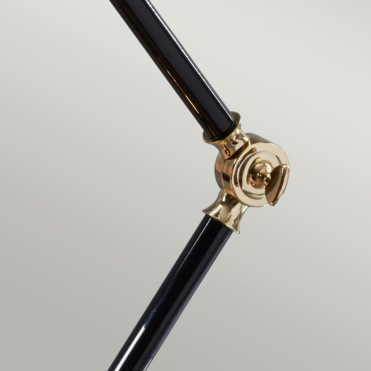 TISCHLEUCHTE - Messingfarben/Schwarz, Basics, Metall (21/52.3/21cm) - Elstead Lighting