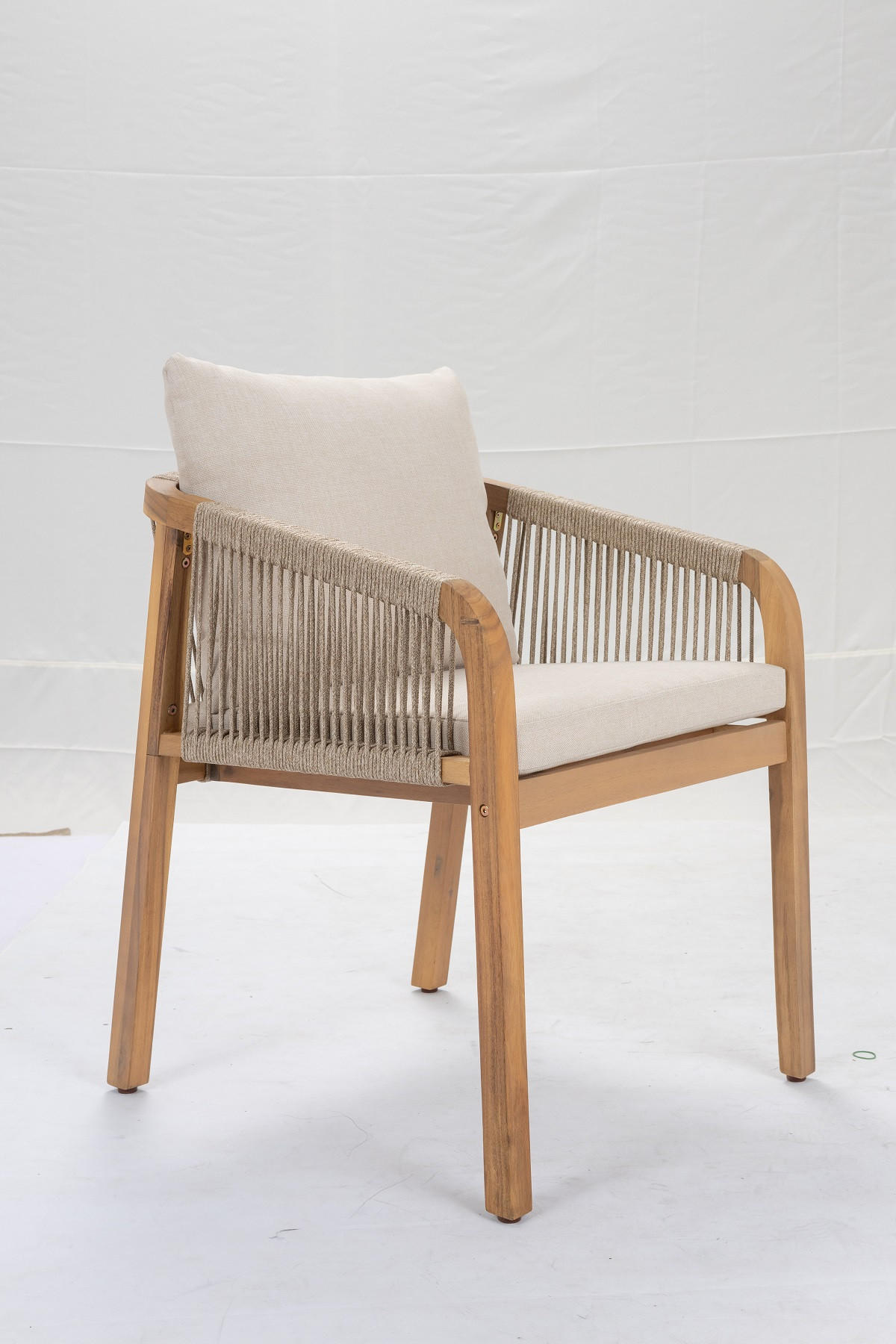 STOLICA ZA BAŠTU - Moderno, drvo/tekstil (58/76/64cm) - Ambia Garden