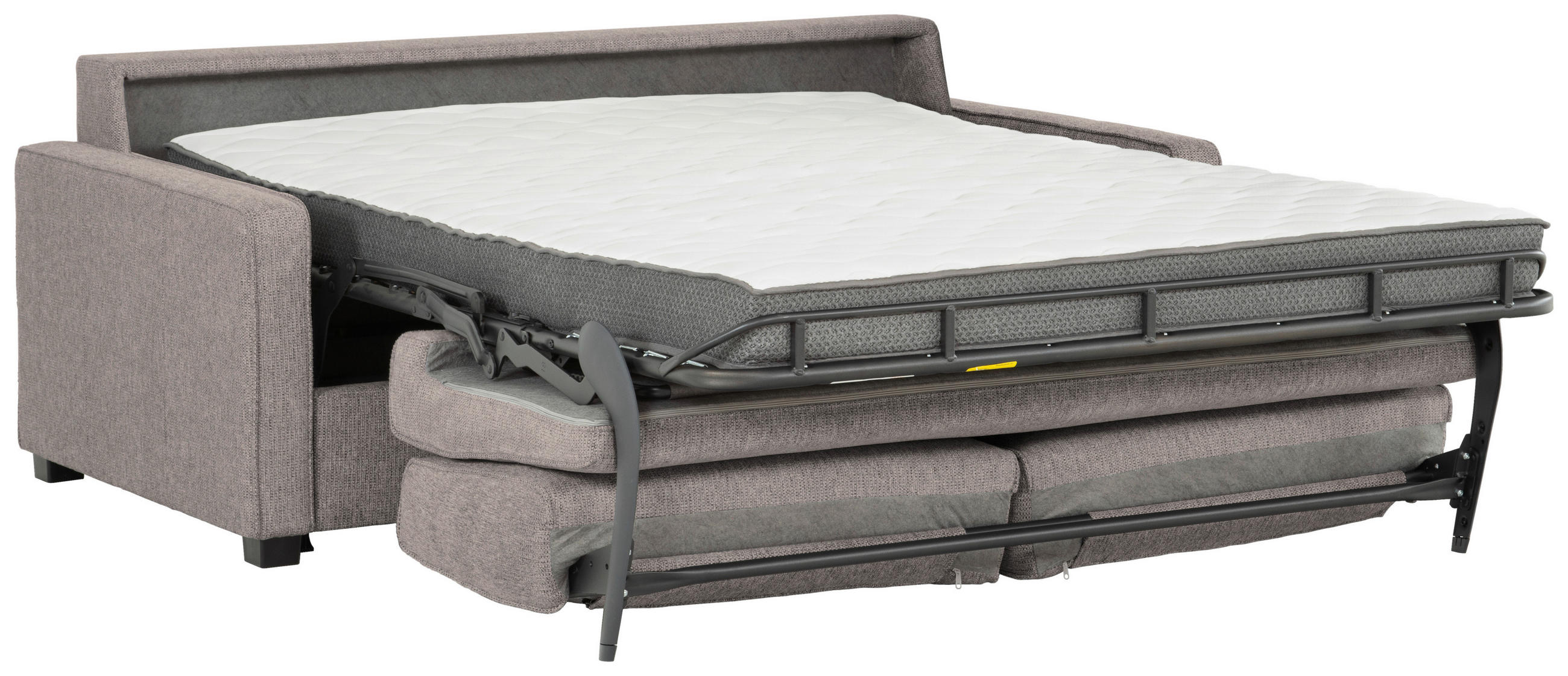 Thumbnail - Xora Schlafsofa, Taupe, Textil, 3-Sitzer, Füllung: Schaumstoff, 205x83x100 cm, Stoffauswahl, Rücken echt, Kinder- & Juge...