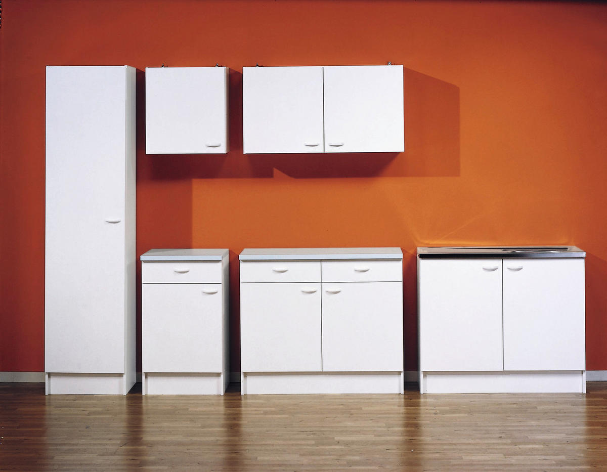 KÜCHENOBERSCHRANK 100/54,8/32 cm  in Weiß  - Weiß, KONVENTIONELL, Holzwerkstoff/Kunststoff (100/54,8/32cm) - FlexWell