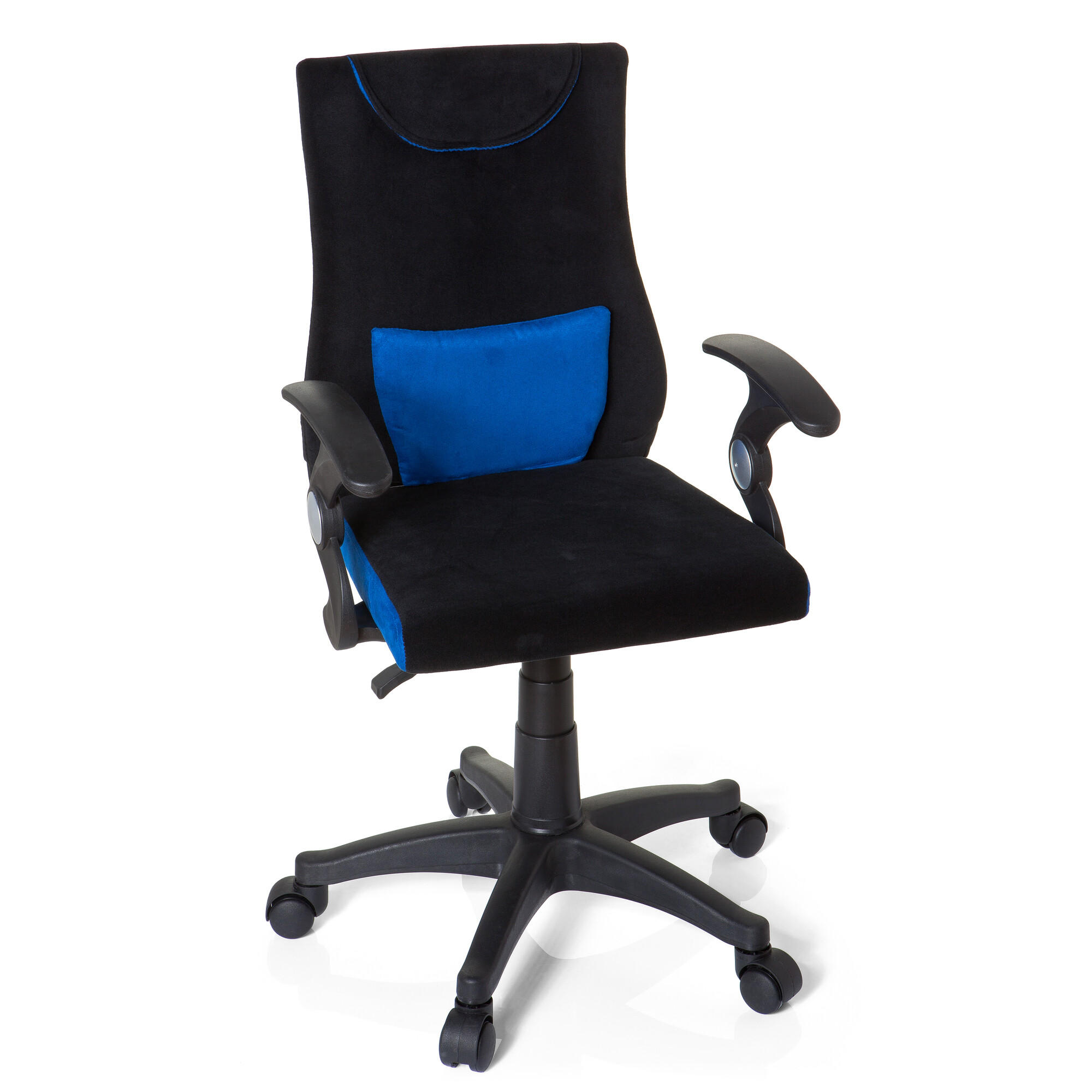 SNURRSTOL FÖR UNGDOMAR  i blå, svart  - blå/svart, Basics, plast (50/87-97/40cm) - MID.YOU