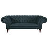 3-SITZER-SOFA in Mikrofaser Dunkelgrau  - Dunkelgrau/Braun, Design, Holz/Textil (232/79/97cm) - Livetastic