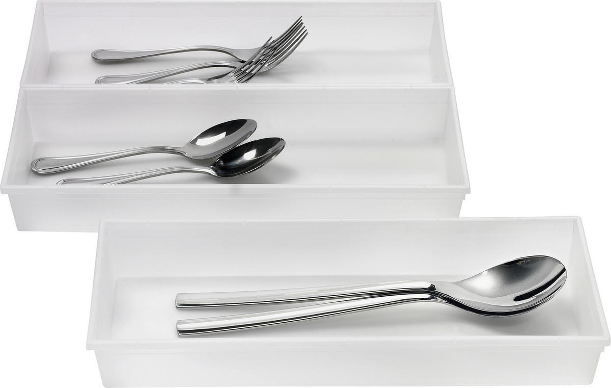 ORGANIZÉR - číra, Basics, plast (38/15/5cm) - Rotho