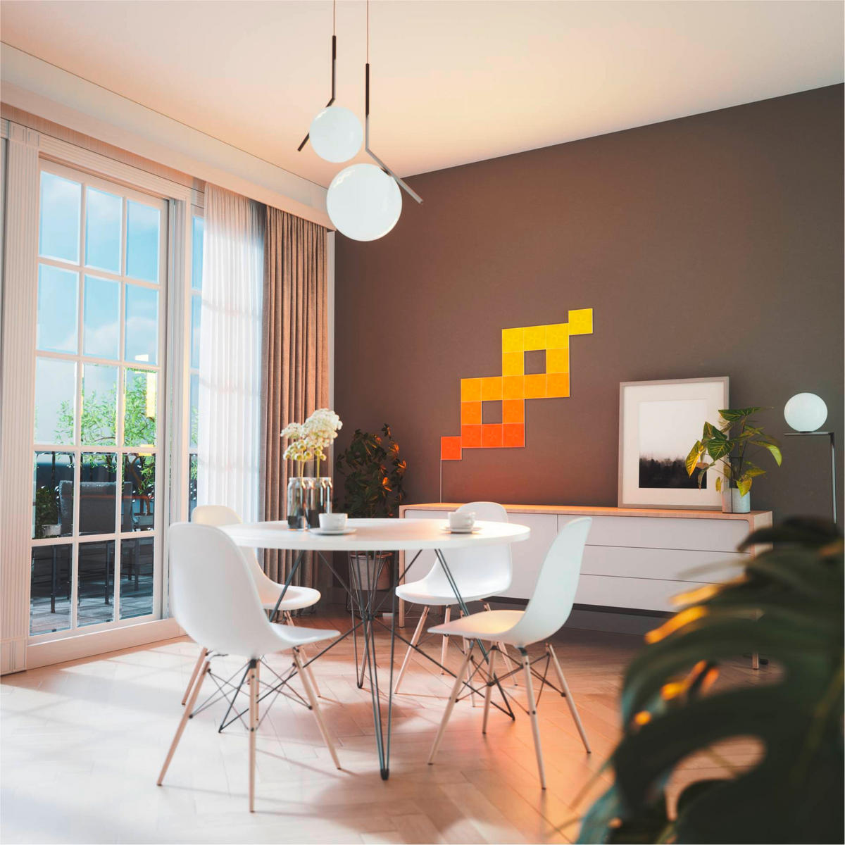 CANVAS STARTER KIT 17ER NANOLEAF CANVAS 15/15/1 cm   - Weiß, Basics, Kunststoff (15/15/1cm)