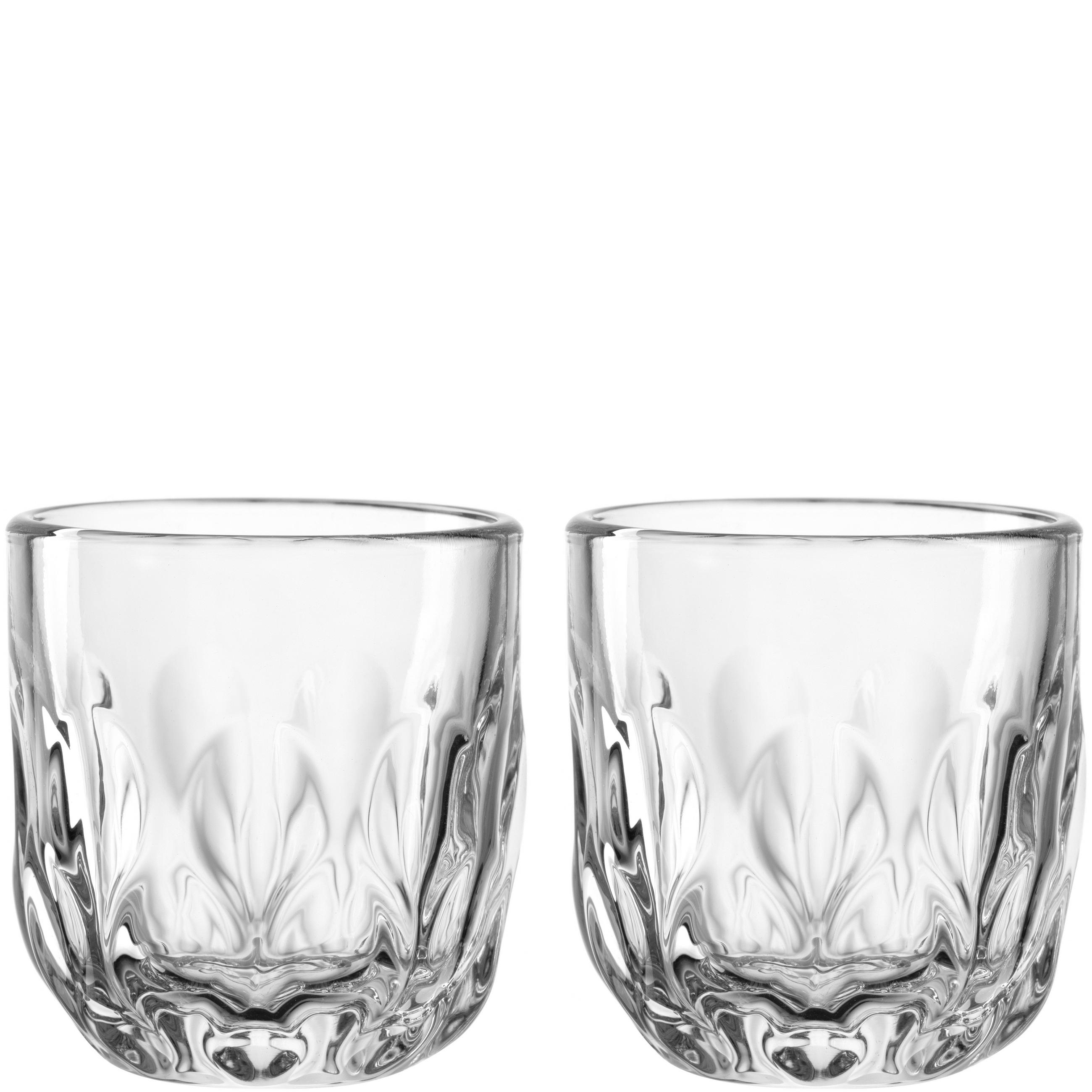 ESPRESSOGLAS GOCCE  - Klar, Design, Glas (5,2/5,6/5,2cm) - Leonardo