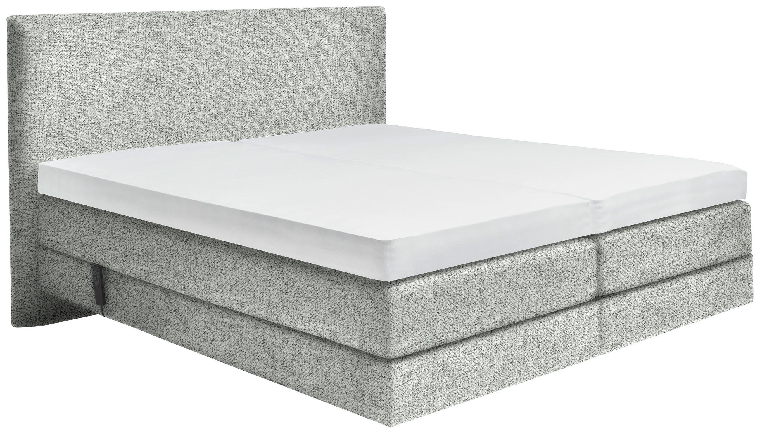 BOXSPRINGBETT 160/200 cm  in Greige  - Greige, KONVENTIONELL, Holz/Textil (160/200cm) - Dieter Knoll