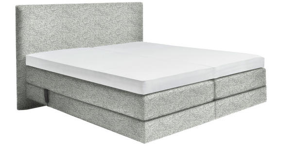 BOXSPRINGBETT 160/200 cm  in Greige  - Greige, KONVENTIONELL, Holz/Textil (160/200cm) - Dieter Knoll