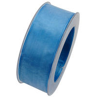 GESCHENKBAND  - Hellblau, Basics, Kunststoff (4cm)