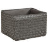 REGALKORB 19/15/12 cm   - Grau, Basics, Kunststoff/Textil (19/15/12cm) - Landscape