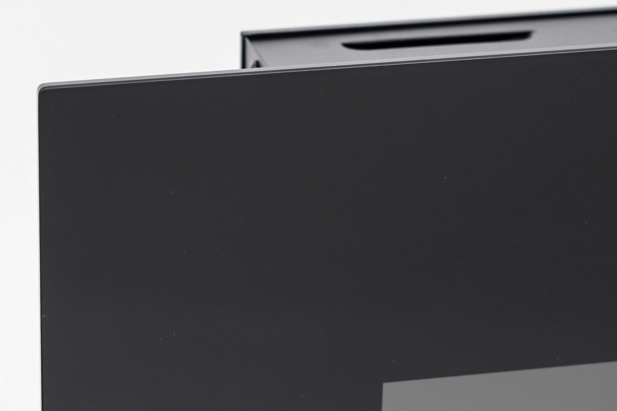 ELEKTROKAMIN - Schwarz, Design, Glas/Kunststoff (183/55/14cm) - Xora