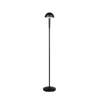 LED-STEHLEUCHTE - Weiss/Schwarz, Basics, Kunststoff/Metall (22/130,5cm)