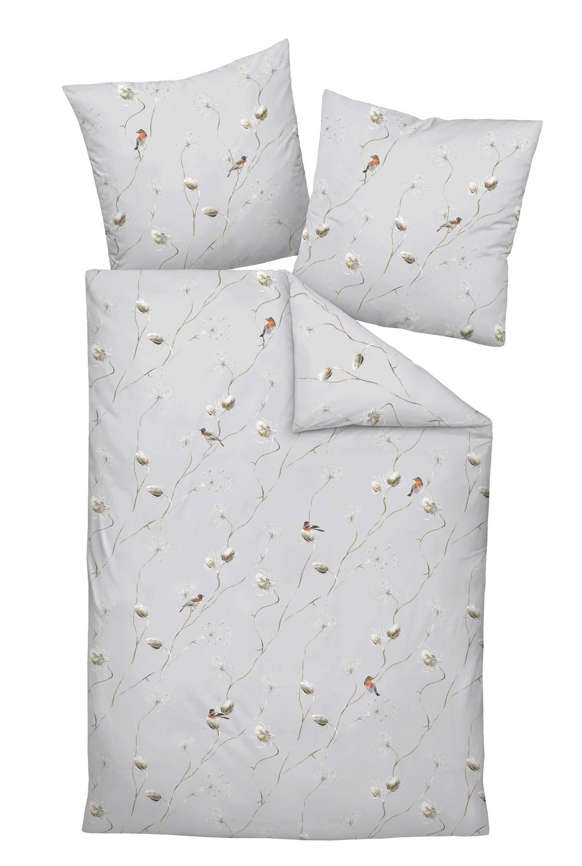 POSTELJINA 135/200 cm  MILANO  - siva/srebrne boje, Konvencionalno, tekstil (135/200cm) - Janine